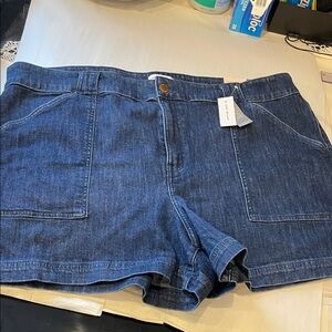 NWT Lane Bryant Denim Shorts Size 26 Plus Size, Medium Wash minimalist beach